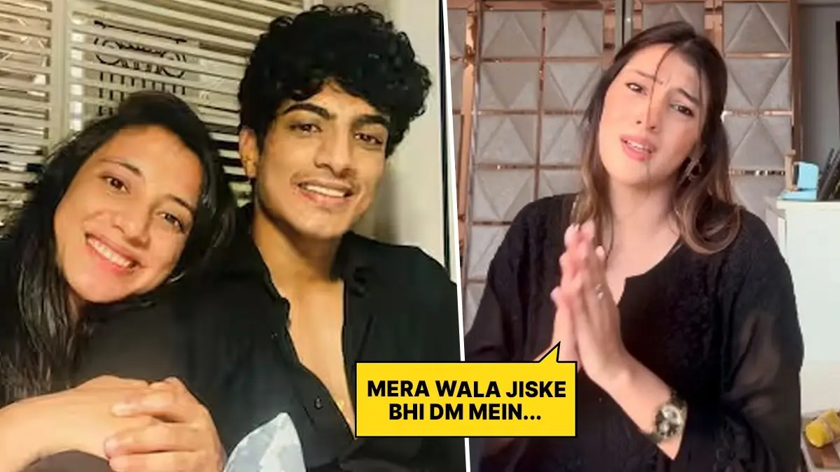 RJ Mahvash Fans the Flames On Palaash Muchhal-Smriti Mandhana Cheating Row With 'Unfunny' Jibe At Chat Leak Scandal RJ Mahvash on Smriti Mandhana-Palaash Muchhal cheating controversy