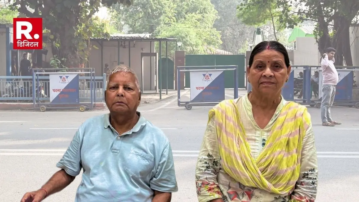 RJD chief Lalu Prasad Yadav along with his wife Rabri Devi