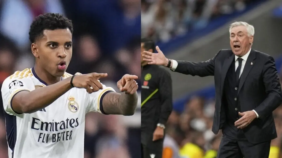 'Was Not Feeling Well': Carlo Ancelotti Gives Reason Behind Not Playing Rodrygo In Important La Liga Clash Against FC Barcelona Rodrygo and Carlo Ancelotti