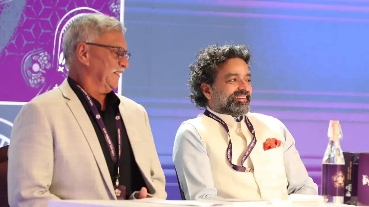 Roger Binny and Arun Singh Dhumal