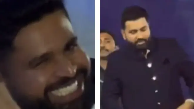 Rohit Sharma HILARIOUSLY Asks Shreyas Iyer to Show His Dance Moves in Ravi Shastri's Presence at Wankhede | WATCH Rohit embarrasses Iyer