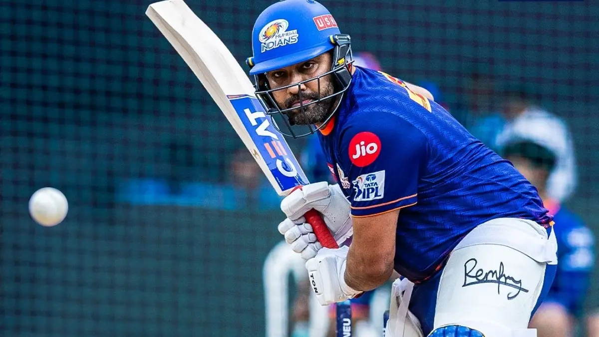 Rohit resumes training