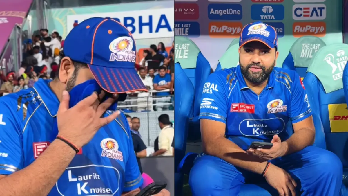 Rohit Sharma Visibly Breaks Down In Joy While Talking To Wife Ritika Sajdeh After MI Clinch Qualifier 2 Spot: WATCH Rohit Sharma