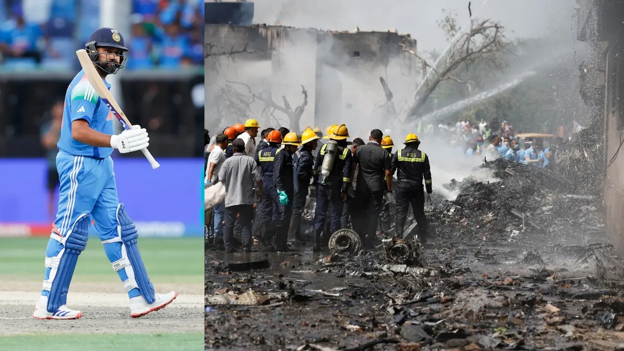 Rohit Sharma, & Virat Kohli Lead The Sports Fraternity In Expressing Deep Sorrow Following The Ahmedabad-London Air India Flight Crash Rohit Sharma among others expressed sympathy for the victims of the Ahmedabad-London Air India Flight Tragedy.