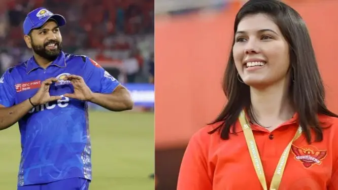 Rohit Sharma and Kavya Maran