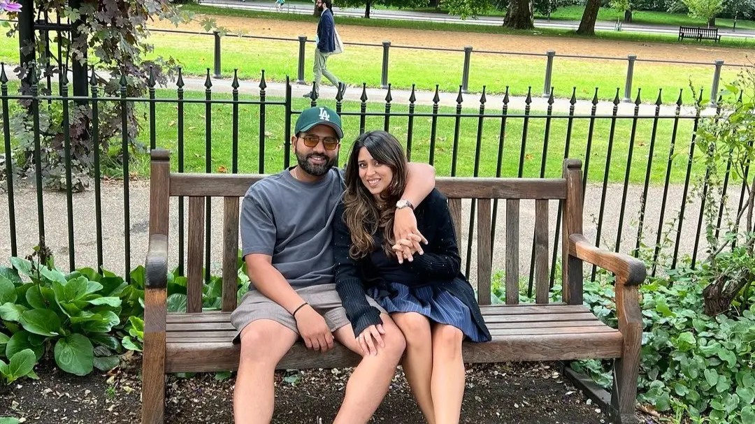Rohit Sharma and Ritika Sajdeh