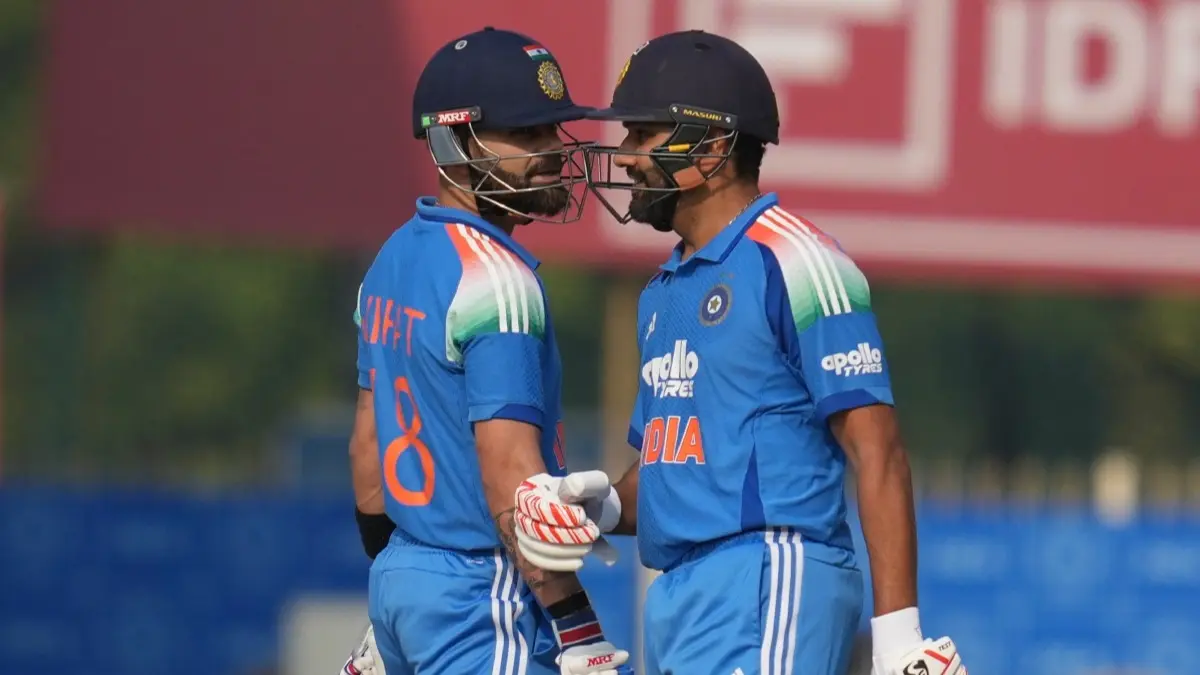 Rohit Sharma and Virat Kohli during IND vs SA 1st ODI
