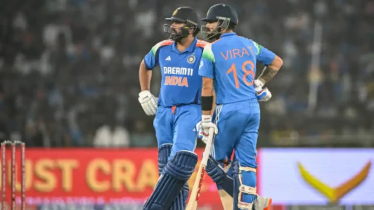 Rohit sharma and virat kohli flops in comeback team india in trouble ind vs aus 1st odi