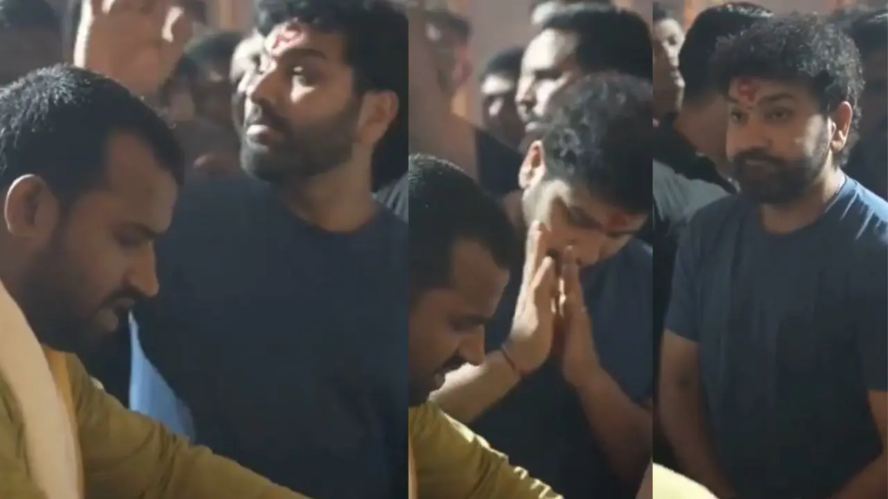 Rohit Sharma appeal fans to stop chanting mumbai cha raja while doing Ganesh Puja video wins heart