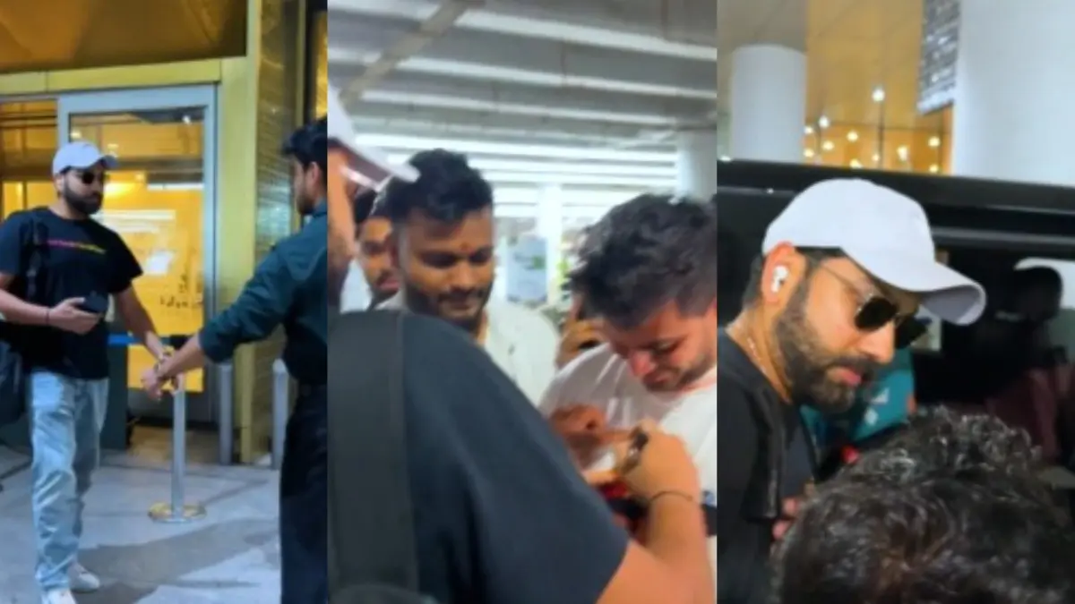 Rohit Sharma arrives at Mumbai Airport