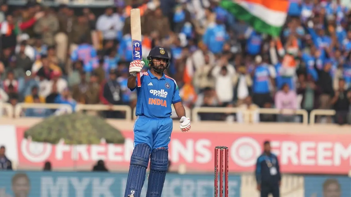 Rohit Sharma Eyes New Career Milestone In IND vs SA 2nd ODI, Ex-India Skipper 41 Runs Away From Scripting Illustrious Feat Rohit Sharma celebrates his fifty runs
