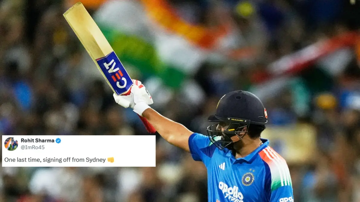 Rohit Sharma during the IND vs AUS 3rd ODI