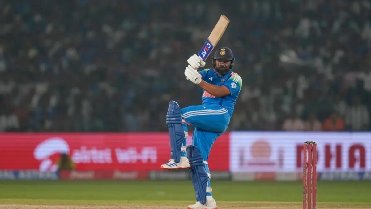 Rohit Sharma during the IND vs ENG ODI series
