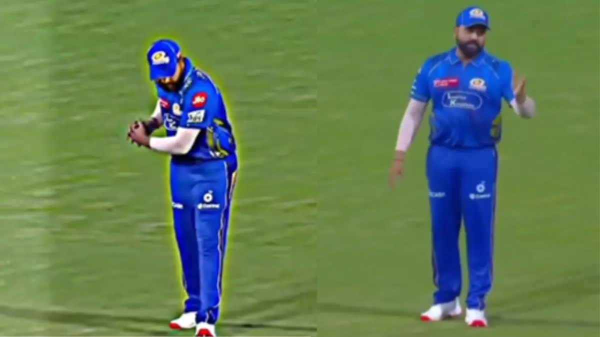 rohit Sharma get angry on DJ wale during live match RCB vs LSG Video viral