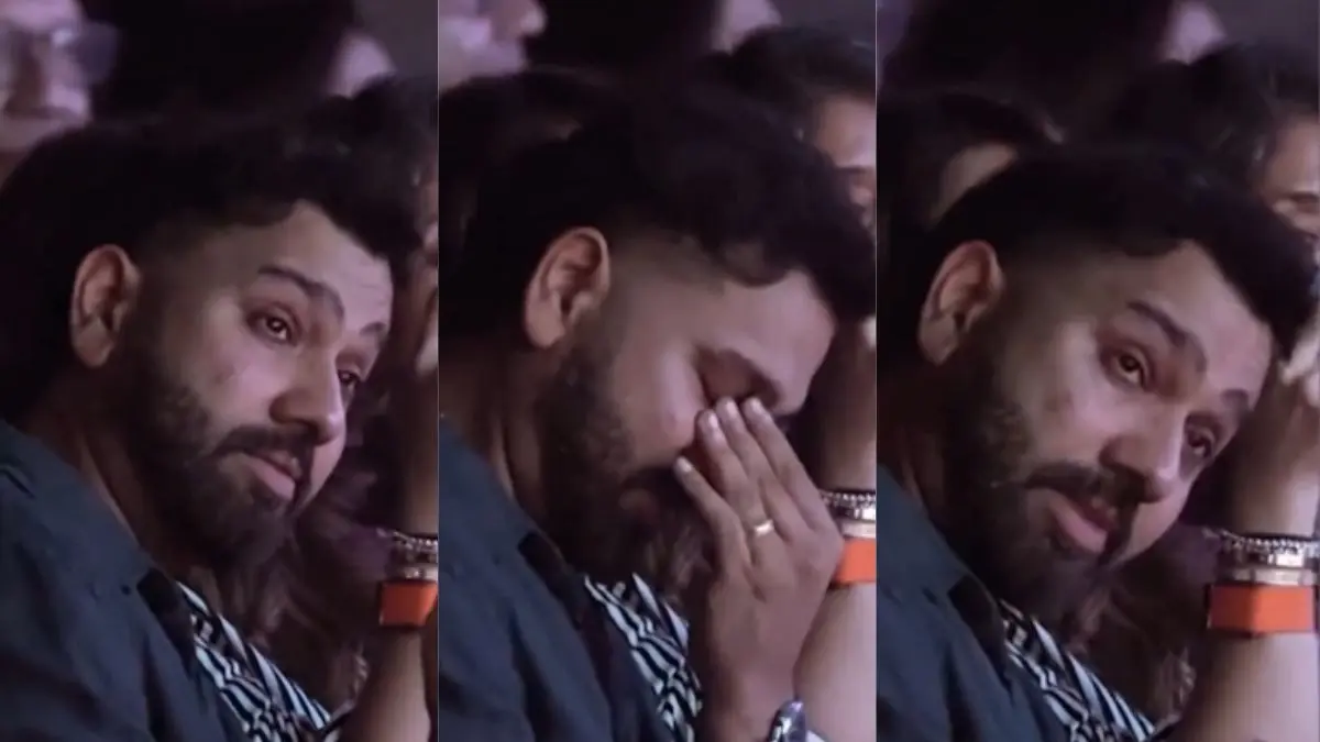rohit sharma get emotional after listen e mere watan ke logo video viral