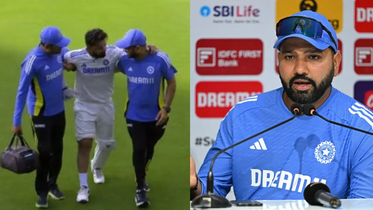 rohit sharma give update on rishabh pant injury