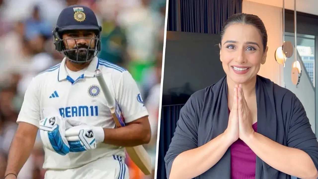 Vidya Balan's Team Responds To Trolling Over 'PR-Generated' Message For Rohit Sharma: She Was Moved By His Selfless Act Rohit Sharma (L), Vidya Balan (R)