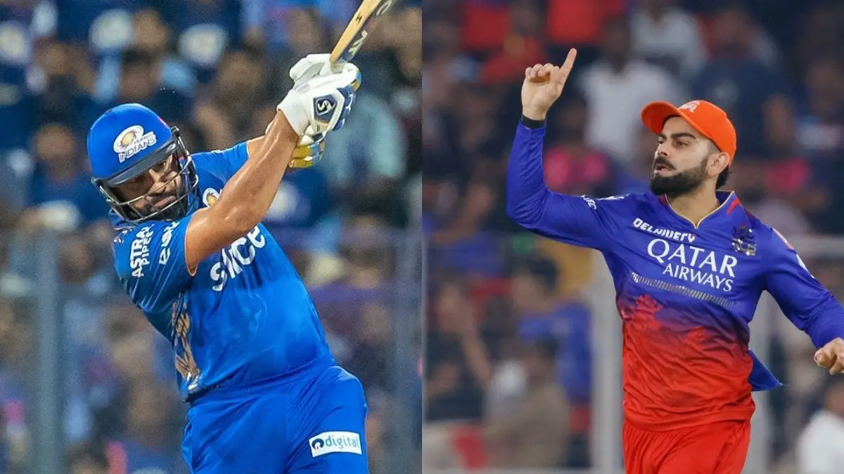 'Cannot Play as an Impact Player': Did Virat Kohli Take Subtle Dig at Rohit Sharma After RCB's IPL 2025 Win? Rohit Sharma (L), Virat Kohli (R)