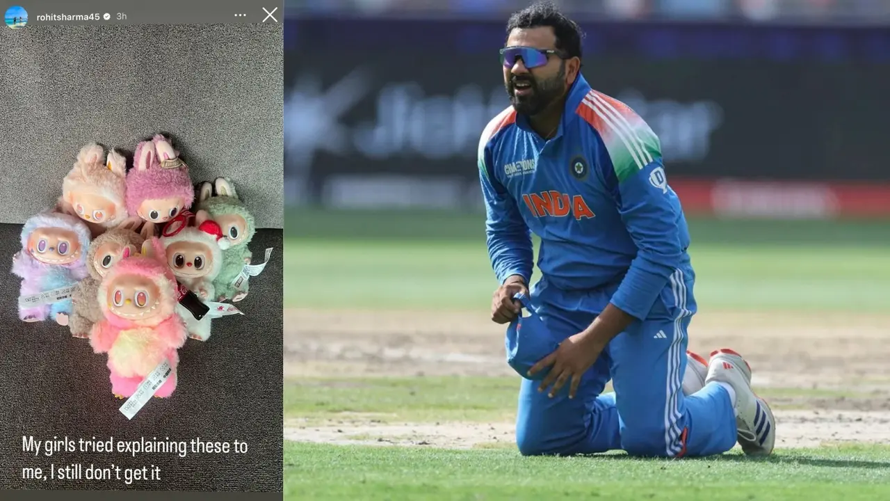 Rohit Sharma Hilariously Admits He Doesn't 'Get' Craze Over Labubu Dolls - Despite Intervention From His Daughters Rohit Sharma Labubu Dolls