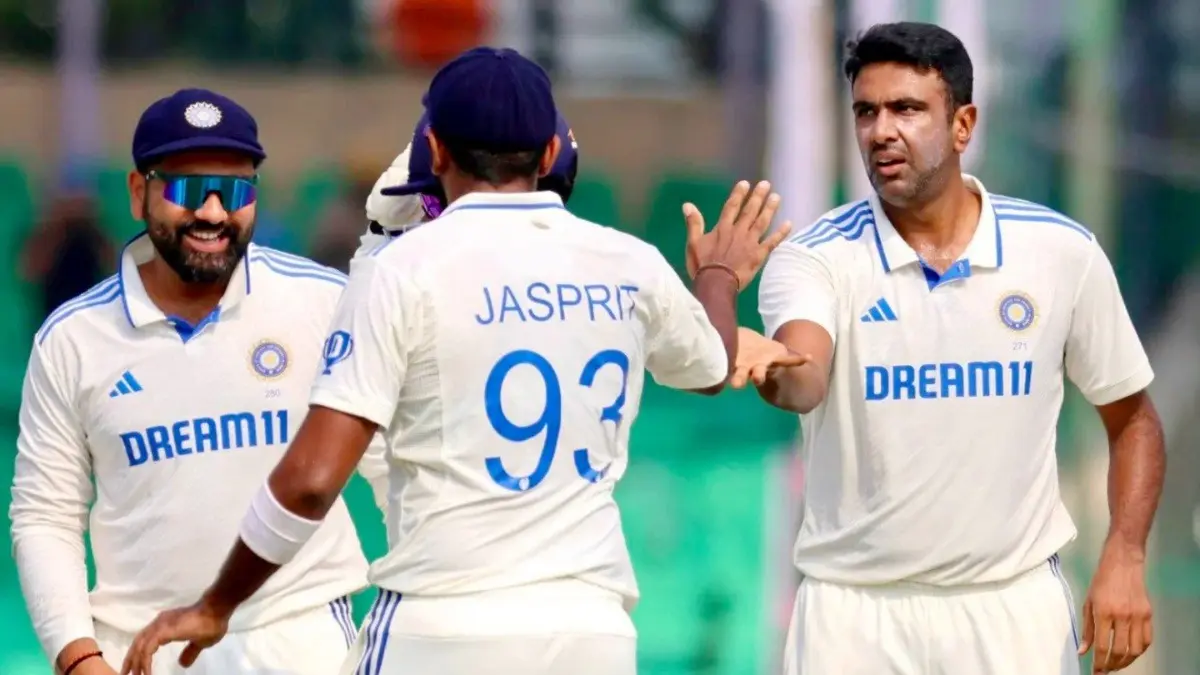 Rohit Sharma-led Team India during Test series against Bangladesh in 2024