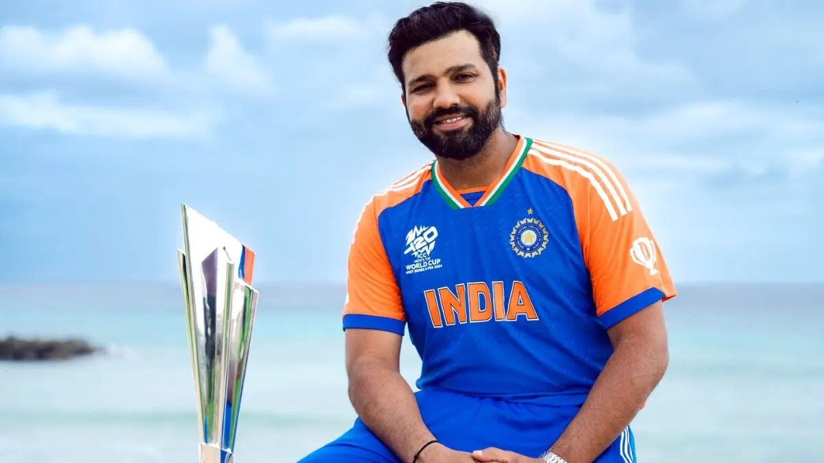 Rohit Sharma Officially Named Tournament Ambassador For ICC T20 World Cup 2026 Rohit Sharma poses with the ICC Men's T20 World Cup 2024 trophy