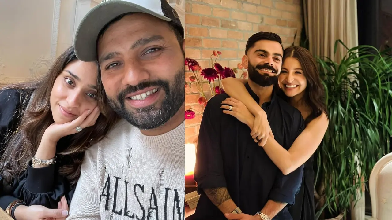 Rohit Sharma-Ritika Sajdeh and Virat Kohli-Anushka Sharma