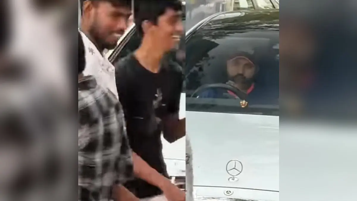 Rohit Sharma's Mercedes-Benz S-Class moment goes viral.