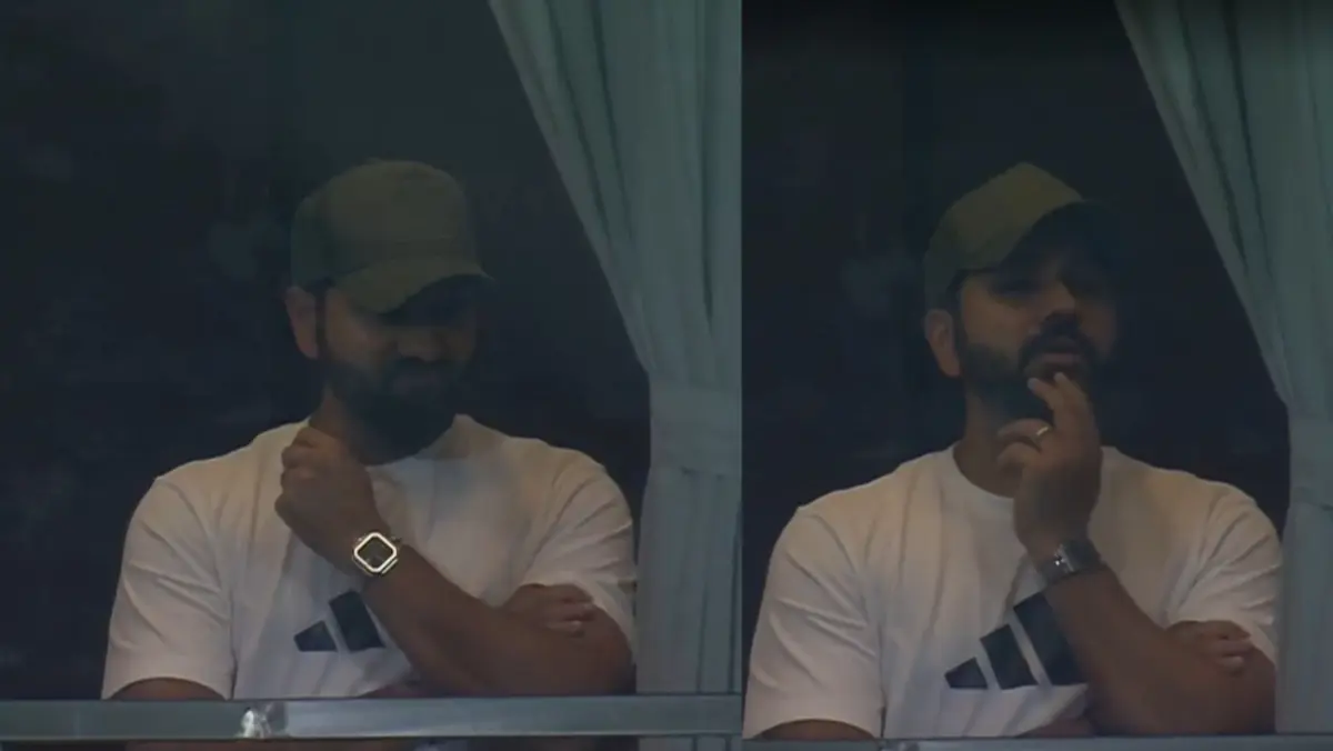 Rohit Sharma's reaction to Deepti Sharma's dismissal
