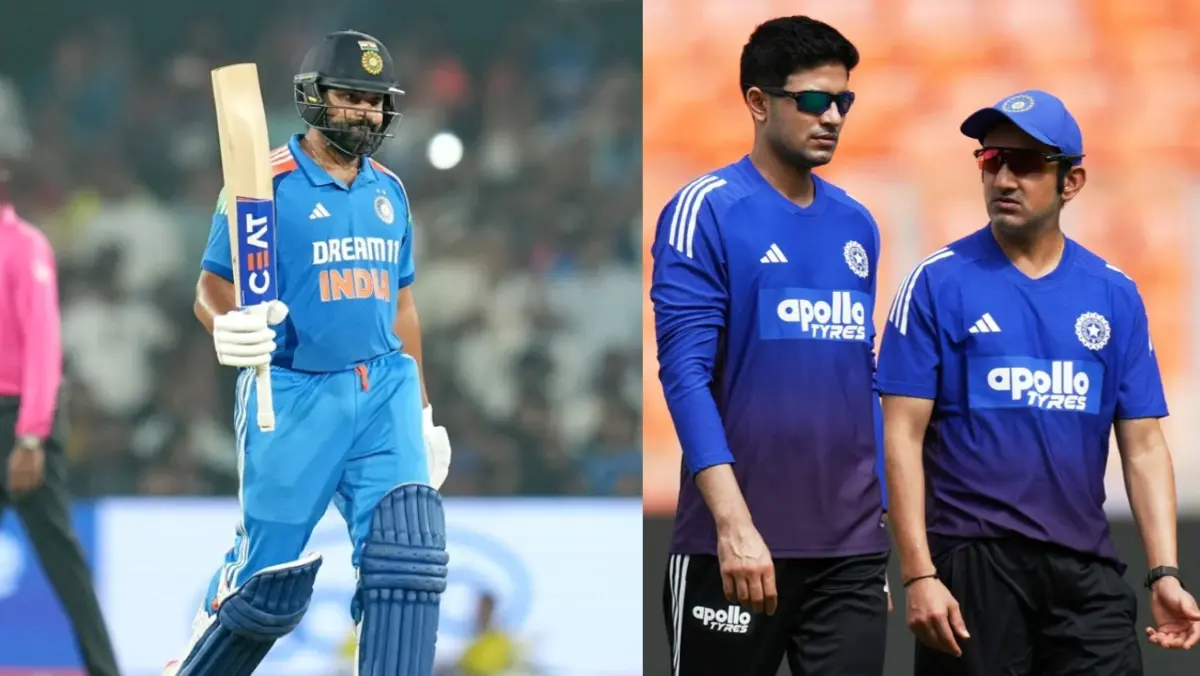 Rohit Sharma, Shubman Gill and Gautam Gambhir