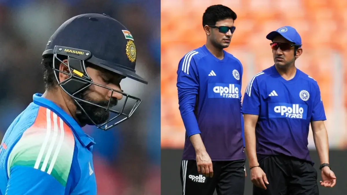 Rohit Sharma, Shubman Gill and Gautam Gambhir