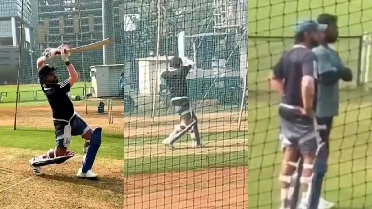Rohit Sharma Goes Through The Hard Grind Ahead Of IND vs NZ ODI Series, Hits Training Nets To Fine Tune White Ball Batting Skills | WATCH Rohit Sharma trains ahead of India vs New Zealand ODI series