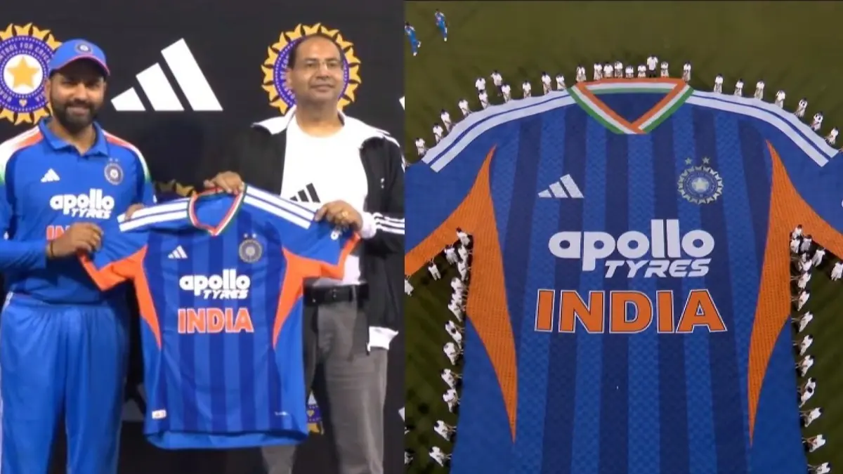 BCCI Unveils India's Official T20 World Cup 2026 Jersey In The Presence Of Former Captain Rohit Sharma Rohit Sharma unveils India's T20 WC jersey