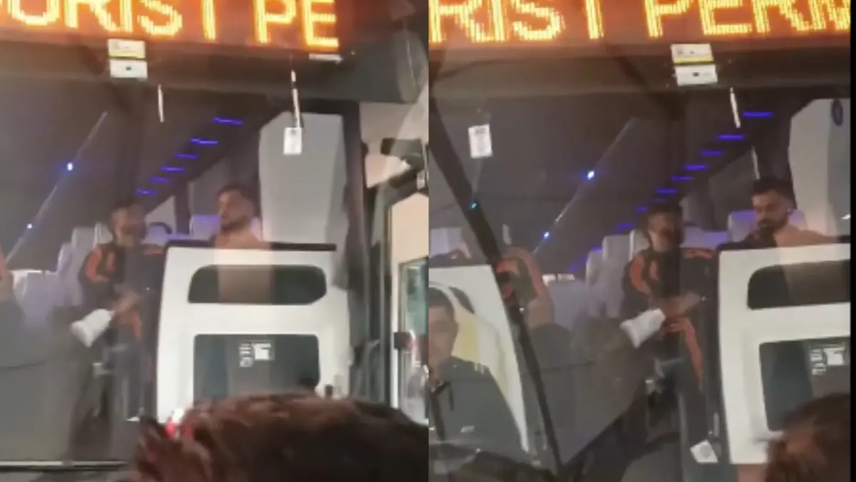 WATCH | Rohit Sharma, Virat Kohli Sitting Together in Team Bus After Long Ahead of Australia Tour Goes Viral Rohit Sharma, Virat Kohli