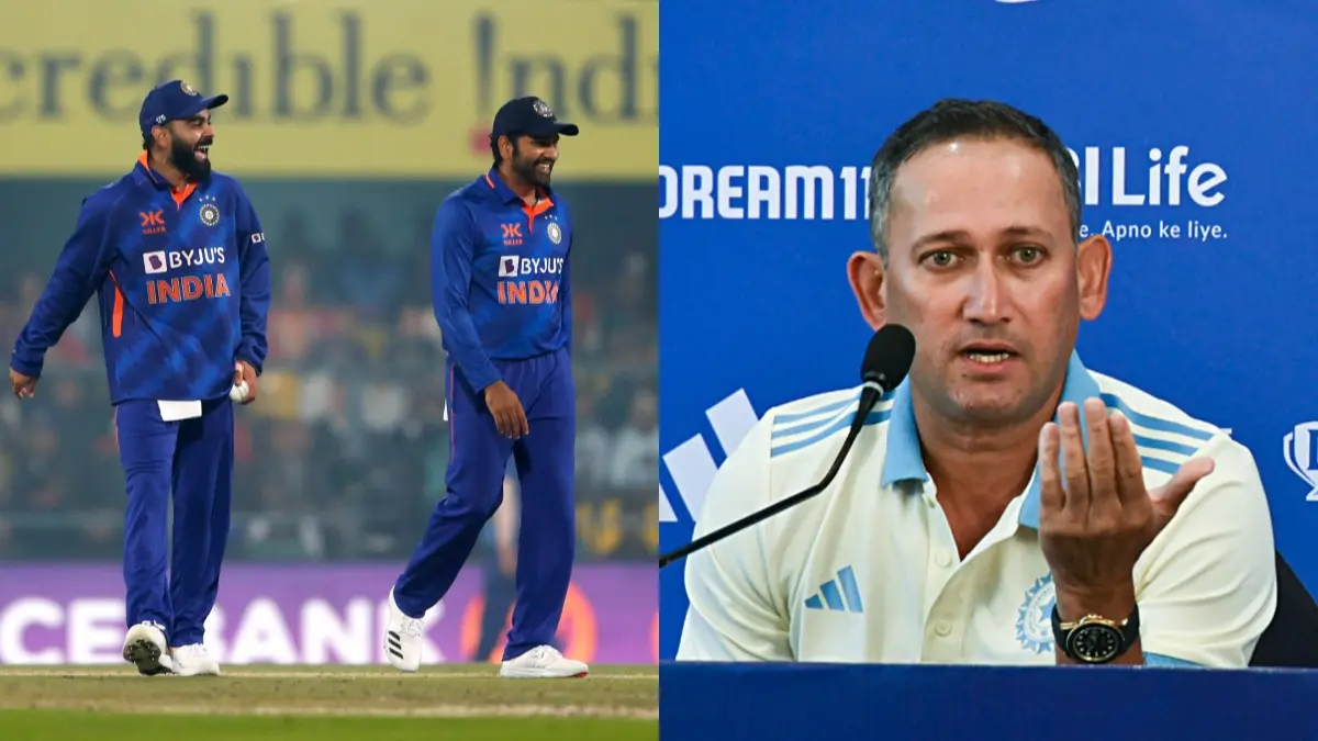 Rohit Sharma, Virat Kohli, Ajit Agarkar