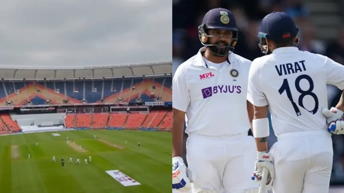 WATCH | Rohit Sharma-Virat Kohli Impact? Empty Stands at Narendra Modi Stadium For Ind-WI 1st Test in Ahmedabad Rohit Sharma, Virat Kohli, Ind vs WI