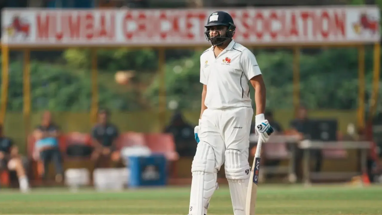 Mumbai vs Jammu And Kashmir: Rohit Sharma's Batting Woes Continue To Haunt Him, IND Skipper Gets Out Cheaply In 2nd Innings Rohit Sharma walks away after getting dismissed in Mumbai vs Jammu and Kashmir Ranji Trophy match