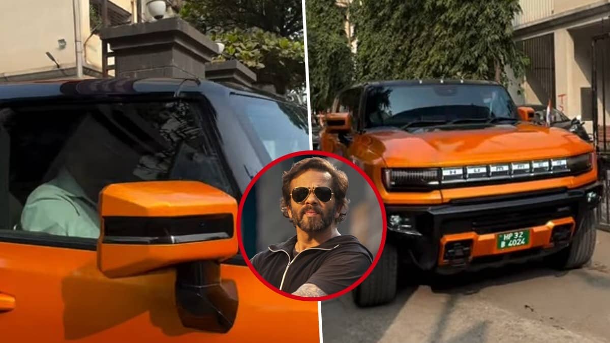 Rohit Shetty was seen driving around in a Hummer in Mumbai