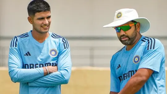 Nagpur Pitch Report, India vs England 1st ODI: Jamtha's New Strip Set to be a High-Scoring Affair Rohit having a word with Gill