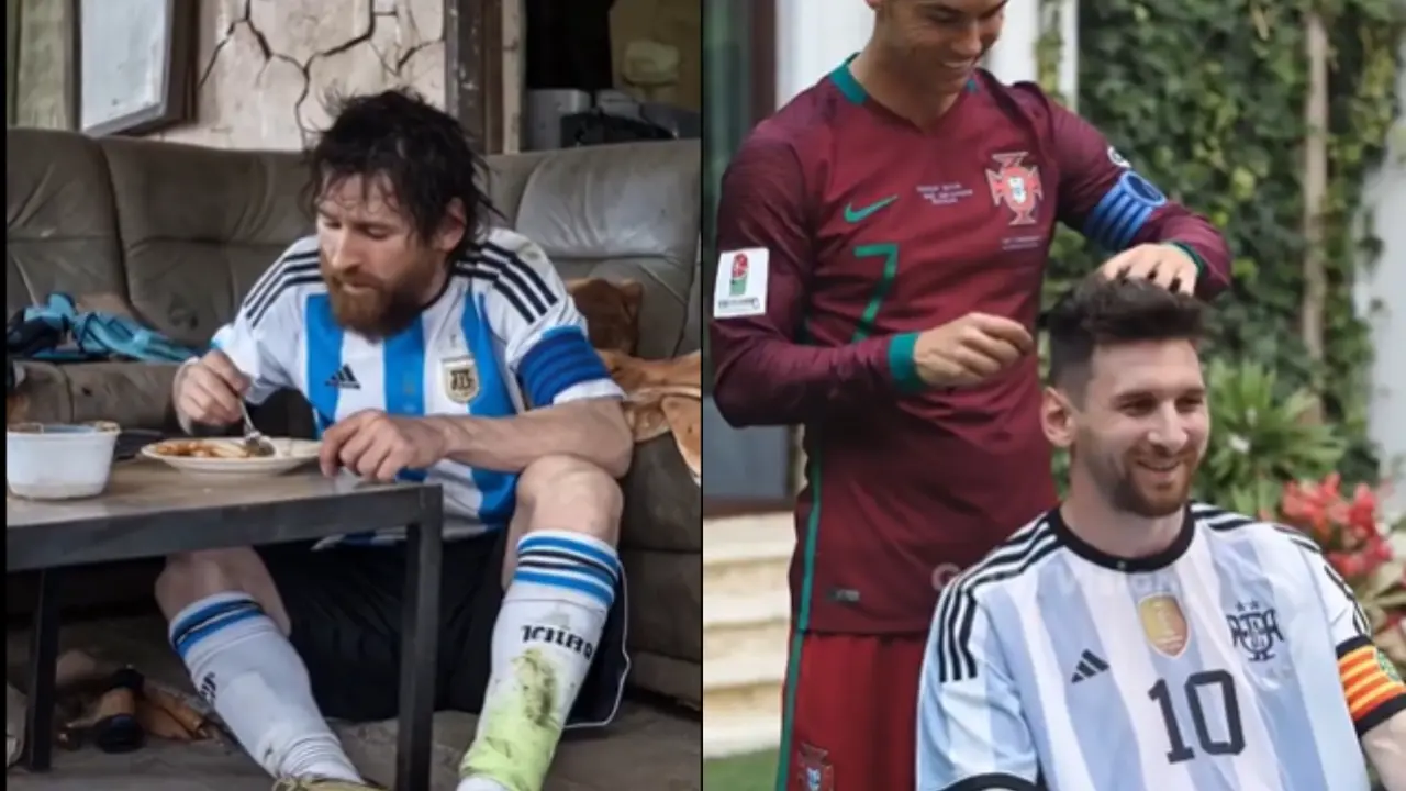 Ronaldo Helping Messi, Viral AI Video