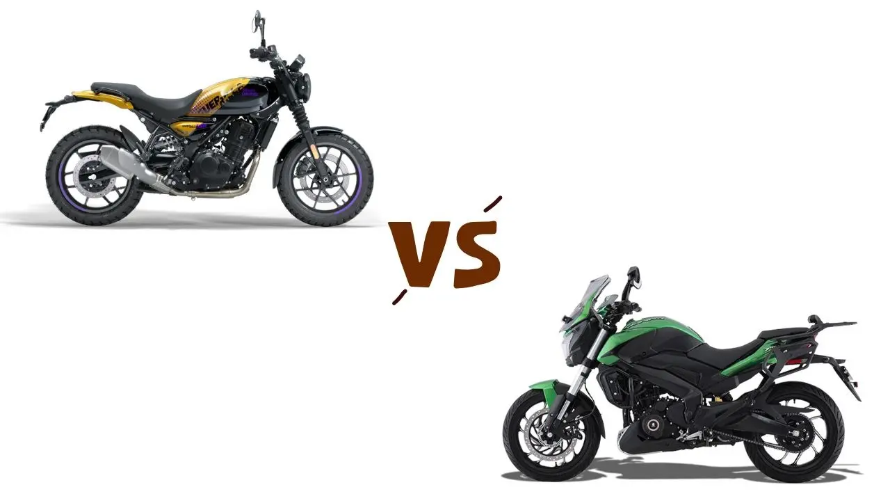 Royal Enfield Guerrilla 450 vs Bajaj Dominar 400: Price, Features, Specifications Compared Royal Enfield Guerrilla 450 vs Bajaj Dominar 400