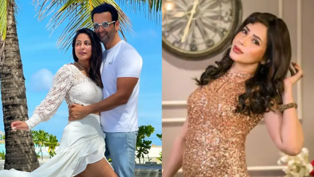 Rozlyn Khan Hina Khan Rohit Bose Roy