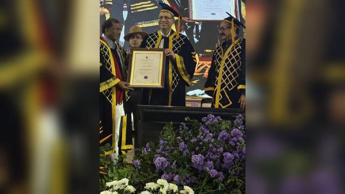 RPSG Chairman Dr Sanjiv Goenka Awarded Honorary Doctor of Letters at  Assam Royal Global University Convocation