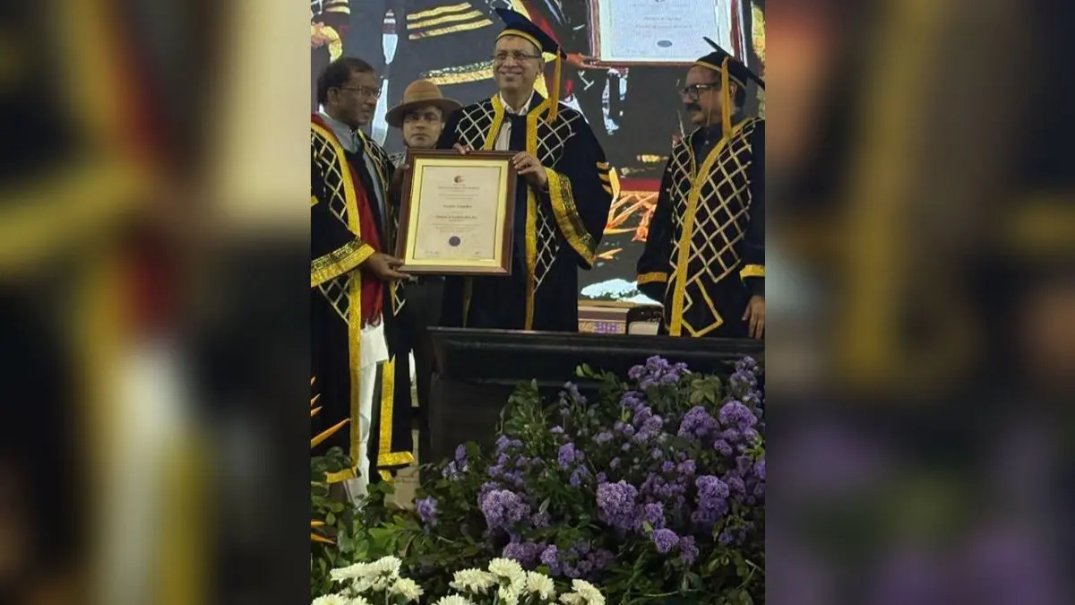 RPSG Chairman Dr Sanjiv Goenka Awarded Honorary Doctor of Letters at Assam Royal Global University Convocation