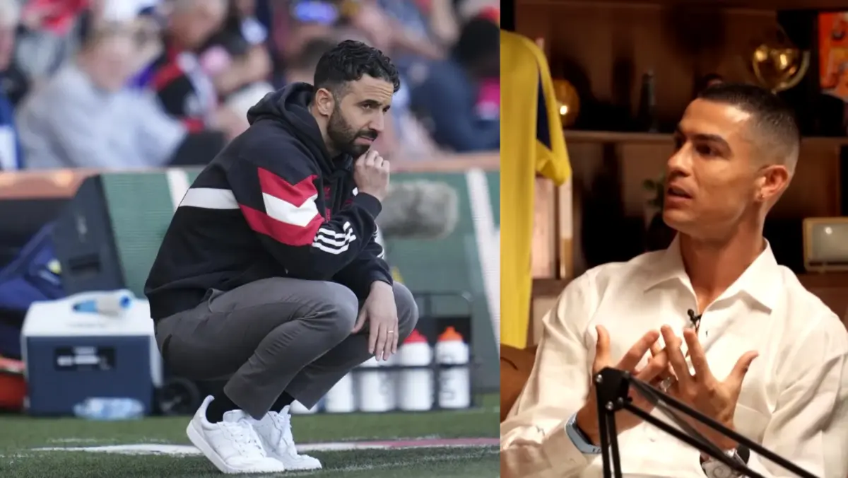 Ruben Amorim and Cristiano Ronaldo