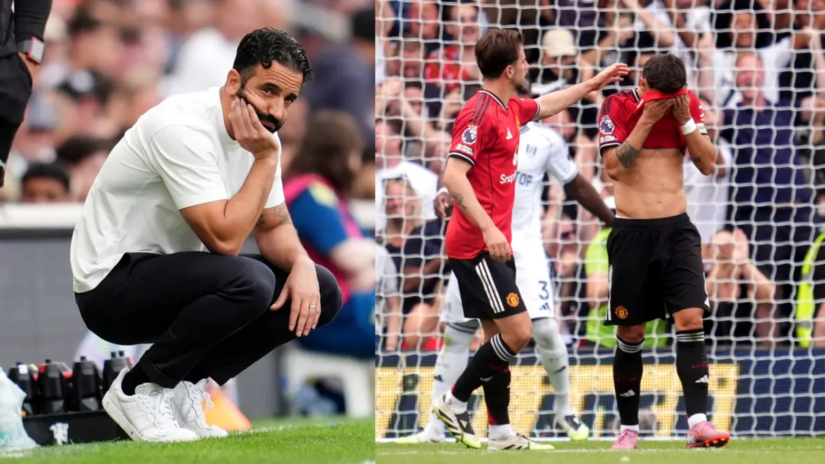 Ruben Amorim, Mason Mount and Bruno Fernandes