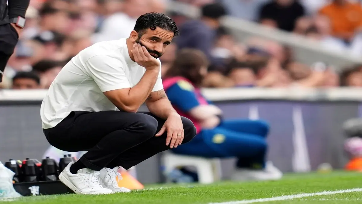 After Humiliating Grimsby Town Loss, Ruben Amorim Opens Up On Challenge Of Coaching Manchester United: 'Sometimes I Want To Quit..' Ruben Amorim reacts on the touchline