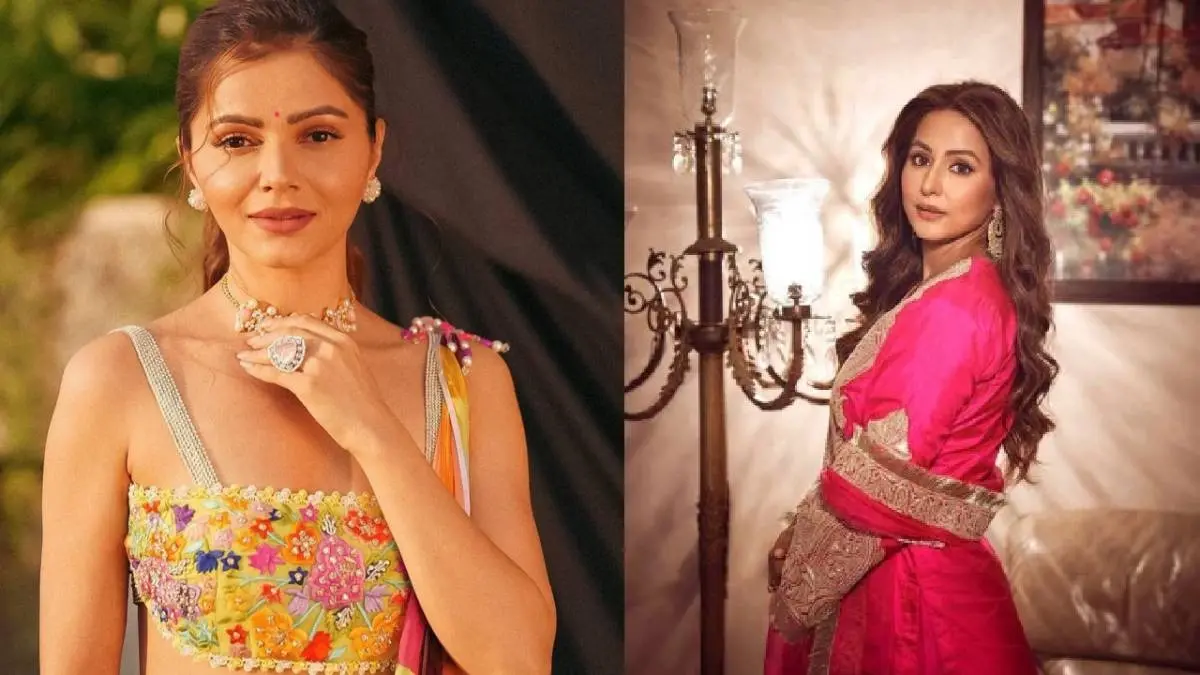 Rubina Dilaik and Hina Khan