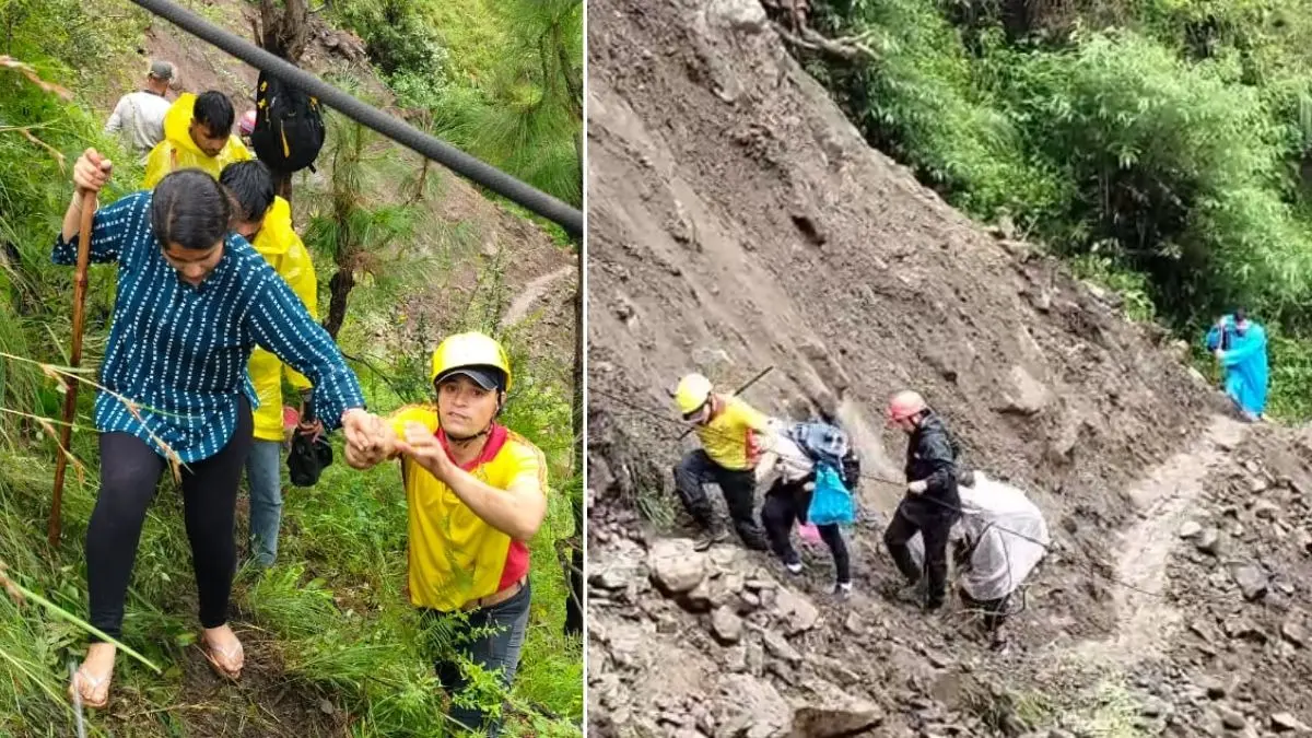 Rudraprayag Landslide Rescue operation