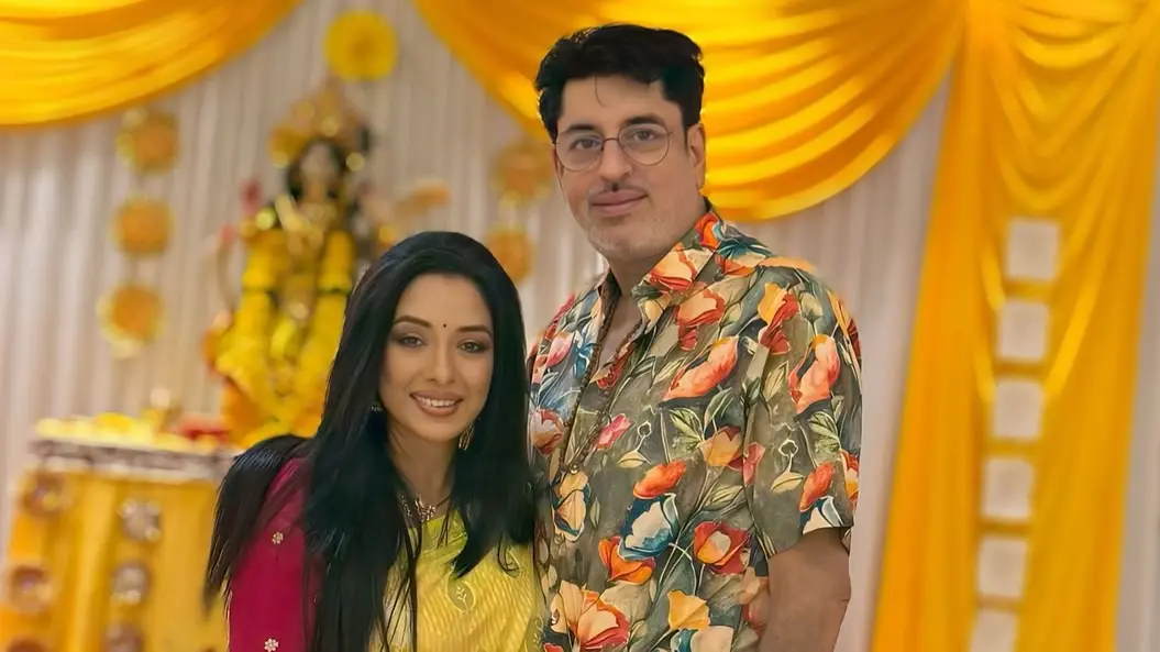 Rupali Ganguly with her husband Ashwin Verma