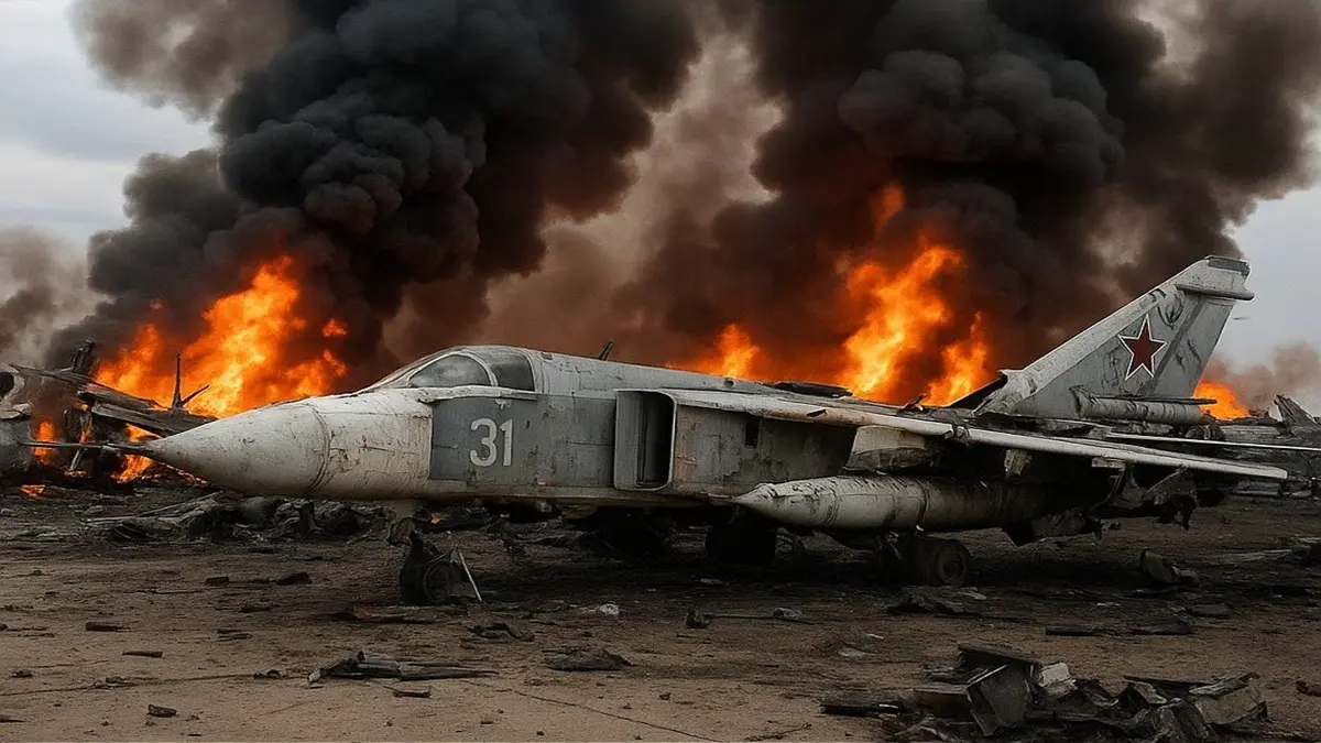 Russia Confirms Ukrainian Drone Attack On Airfields: Several Aircraft Damaged